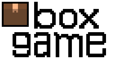 box_game pixel art logo